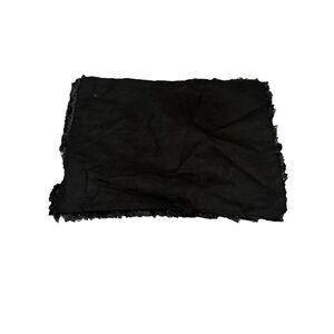 Set Of 6 Black Faux Fur Plush Placemats Robert Stanley NWT 18”x 13”
